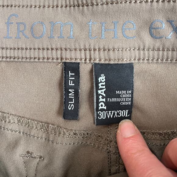 Prana Breathe Slim Fit Climbing Pants Men's 30w x 28l - Picture 2 of 7